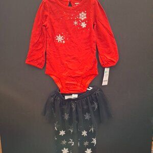 NEW Carter's Girls 2pc set - size 24 months